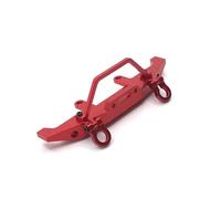 Pour WPL C14 C24 C34 C44 B14 B16 B24 B36 Pour HengLong Pour JJRC Pour FeiYu Mise À Niveau Pare Chocs Avant En Métal Pièces De Voiture Radiocommandée Parti RC(Red)