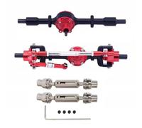 Pour WPL C14 C24 C34 C44 C54 B14 B24 1/16 Kit D'essieux Avant Arrière D'arbres Transmission Métal Voitures RC - Pièces Accessoires D'amélioration RC Mise Niveau Modèles(Black 1)
