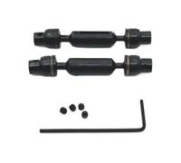Pour WPL C64 C74-1 JA11 1/16 RC Car Kit D'accessoires Mise À Niveau OP En Métal Arbres Transmission Avant Et Arrière Noir Argent Arbre Transmission RC(Black)