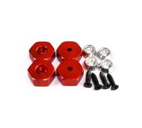 pour WPL D12 C24 C34 B24 B36 pour MN D90 D99 4 Pièces Adaptateur Hexagonal Moyeu Roue Combinaison Métal Modèle Mise À Niveau Voiture RC RC Améliorations Modèles
