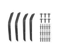 Pour Wrangler JK 2007-2017 Kit De 4 Élargisseurs D'ailes Avant Et Arrière VNRQJLSN