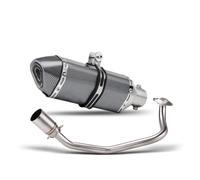 Pour X-ADV150 pour ADV150 2019-2022 51mm système d'échappement complet en acier inoxydable silencieux de tuyau avec DB Killer amovible remplacement échappement moto(TYPE-G)