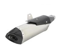 Pour X-ADV750 X-ADV 750 ADV 750 2018-2024 Slip On Moto Échappement Échappement Modifier Tuyau De Liaison Intermédiaire Silencieux HRQCTIM(Argent)