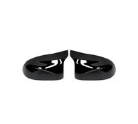 Pour X3 F25 Pour X4 F26 Pour X5 F15 Pour X6 F16 2014 2015 2016 2017 2018 Couvercles De Rétroviseur Voiture Noir Carbone 2 Pièces Cadre Rétroviseur Extérieur(Bright black)