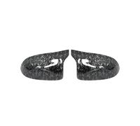 Pour X3 F25 Pour X4 F26 Pour X5 F15 Pour X6 F16 2014 2015 2016 2017 2018 Couvercles De Rétroviseur Voiture Noir Carbone 2 Pièces Cadre Rétroviseur Extérieur(Forged grain)