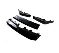pour X3 G01 X4 G02 IX3 G08 pour M-Pack 2021-2023 Facelift Protège-Prise d'air Avant Aileron De Lèvre Spoiler Garde(Noir Brillant)