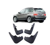 pour X5 E53 1999-2006 Garde-Boue F&Ender Mud Flap Guard Splash Bavettes Accessoires De Voiture Auto Styline Avant Arrière 4pcs