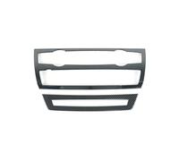 Pour X5 E70 2008-2013 X6 E71 2009-2014 Console De Voiture Couvercle Ventilation Climatiseur Panneau Boutons CD AC Cadre Garniture Intérieure(Carbon Black)
