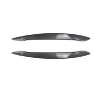Pour X5 Pour E70 2008-2013 Phare Voiture Lampe Sourcils Couverture Garniture Paupières Couvercles Phare Sourcil Avant Grille Phares Antibrouillard(Carbon Fiber)