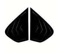 Pour X6 Pour E71 Pour E72 2008-2014 Persiennes Fenêtre Latérale Arrière Couvercle Pelle Évent Requin Branchies Sortie D'air Aileron Latéral Fenêtre Arrière(Glossy Black)