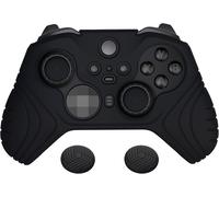 pour Xbox Elite Series 2 Accessoires Coque Protection pour Xbox Elite 2 Manette Housse Silicone Controller Cover Skin avec Capuchon Joystick-Noir,Édition Samouraï