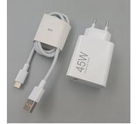 Pour Xiaomi chargeur ue d'origine 45W,adaptateur de Charge rapide Turbo 6A 2M 1.5M,câble de Type C pour Redmi Note 14 13 12T 11T