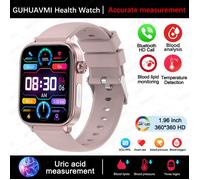 Pour XIAOMI ECG+PPG graisse sanguine acide uricique santé Smartwatch hommes femmes Bluetooth appel montre intelligente Pink