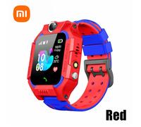 POUR Xiaomi enfants 4G montre intelligente SOS GPS localisation carte Sim appel caméra étanche montre cadeau pour IOS Android Red
