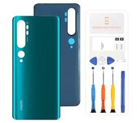 pour Xiaomi Mi Note 10 / Mi Note 10 Pro/Mi CC9 Pro Couvercle arrière de la Batterie Kit de réparation pour Le Remplacement de la vitre arrière Boîtier arrière d'origine (Vert)