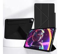 Pour Xiaomi Mi Pad 7 11.2 6S Pro 12.4 11 Pouces Porte-Stylo Étui Pour Tablette Couverture Arrière Souple Support Multi-Angle Étui Intelligent XiaoMi 6 6 pro 11in-Black