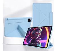Pour Xiaomi Mi Pad 7 11.2 6S Pro 12.4 11 Pouces Porte-Stylo Étui Pour Tablette Couverture Arrière Souple Support Multi-Angle Étui Intelligent XiaoMi 6 6 pro 11in-Bleu