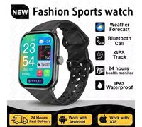 Pour Xiaomi Montre 5 Version Mondiale Hommes Gps Suivi Bluetooth Appel Fréquence Cardiaque Étanche Sport Fitness Smartwatchs Femmes 2025 Nouveau.Black.For Xiaomi Watch 5