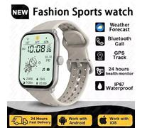 Pour Xiaomi Montre 5 Version Mondiale Hommes Gps Suivi Bluetooth Appel Fréquence Cardiaque Étanche Sport Fitness Smartwatchs Femmes 2025 Nouveau.Grey.For Xiaomi Watch 5