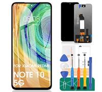 pour Xiaomi Redmi Note 10 Écran LCD 5G pour Xiaomi Poco m3 Pro Écran 5G Remplacement pour Xiaomi Redmi Note 10T Écran LCD 5G Numériseur Tactile (Noir)