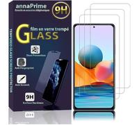 Pour Xiaomi Redmi Note 10 Pro 6.67"": Lot - Pack de 3 Films de protection écran Verre Trempé