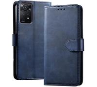 pour Xiaomi Redmi Note 11 Pro 4G - 5G, [Housse en Cuir PU Premium] [Pochette de Portefeuille], Étui de Protection - Noir