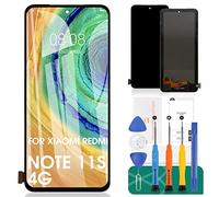 pour Xiaomi Redmi Note 11S 4G Écran LCD pour Xiaomi Redmi Note 11 4G Écran de Remplacement pour Xiaomi Poco M4 Pro 4G Écran Tactile Kit de réparation (Noir sans Cadre)