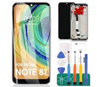 Pour Xiaomi Redmi Note 8T Écran LCD de rechange pour Redmi Note 8T M1908C3XG Écran tactile Digitizer Kit de réparation (Noir avec cadre)