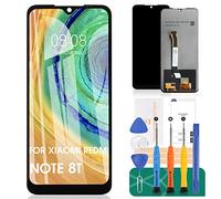 pour Xiaomi Redmi Note 8T Écran LCD pour Redmi Note 8T Écran de Remplacement M1908C3XG Écran Tactile Numériseur Assemblage Pièces de Rechange (Noir sans Cadre)