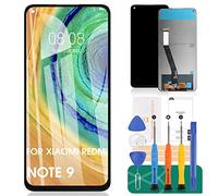 pour Xiaomi Redmi Note 9 Écran de Remplacement pour Redmi Note 9 Écran LCD pour Redmi Note 10X 4G Écran Tactile pour Redmi 10X 4G Assemblage du numériseur M2003J15SG Kits de réparation (Noir)