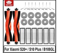 Pour Xiaomi Robot aspirateur S20 + / S10 Plus /S10 +/ B108GL / B105 / B108CN B113CN pièces accessoires filtre brosse latérale principale vadrouille 1pcs