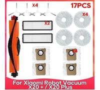 Pour Xiaomi Robot Vacuum X20 + / X20 plus Brosse Latérale Principale Filtre Hepa Chiffon de Vadrouille Sac à Poussière Accessoires