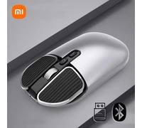 pour Xiaomi souris sans fil 2.4 GHz e bureau antidérapante 1600 DPI réglable USB Rechargeable double modèle silencieux souris de bureau Windows Grey Dual Mode