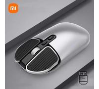 pour Xiaomi souris sans fil 2.4 GHz clé de bureau antidérapante 1600 DPI réglable USB Rechargeable double modèle silencieux souris de bureau Windows Grey Single Mode