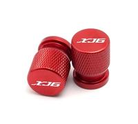 pour XJ6 XJ6F XJ6N 2009-2015 Moto CNC Accessoires Béquille Pied Latérale Agrandisseur Pad Bouchon De Valve Pneu(Red 2Piece)