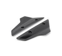pour XL 750 pour Transalp pour XL750 pour TRANSALP 2023 2024 Nouveaux Panneaux Latéraux Acrylique pour Moto Déflecteur Vent Spoiler Avant Pare-Brise Aileron Aérodynamique(Front - Black)