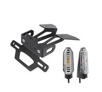 pour XL750 pour Transalp 750 2023-2025 Kit Démontage Garde-Boue Arrière Support Plaque D'immatriculation Cadre D'immatriculation Éclairage OTBEHUWJ(Clear Set)