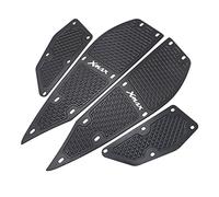 Pour XMAX250 XMAX300 XMAX400 2017-2018 Repose-pieds Scooter Marchepied Plaque Pied(Black)