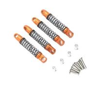 Pour Xmykc01 Cm Pour Jimny 1/16 Rc Car Upgrade Parts Accessories 4Pcs Metal Shock Absorber Repair Accessories Replacement Amortisseur Spécial RC(Yellow)