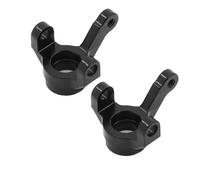 Pour Xmykc01CM 1/16 2 Pièces Coupelle Direction Avant Métal Voiture Télécommandée Véhicule Chenilles Accessoires Mises Niveau Remplacement Réparation RC Pièces De Voiture(Black)