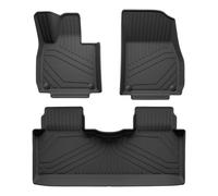 pour Xpeng G6 2023 2024 2025 Tapis Sol Voiture Doublure Coffre Coussin TPE 3D Pied Tous Temps Noir Tapis Coffre sur(LHD 3pcs)
