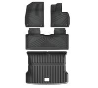 pour Xpeng G6 2023 2024 2025 Tapis Sol Voiture Doublure Coffre Coussin TPE 3D Pied Tous Temps Noir Tapis Coffre sur(RHD 4pcs)