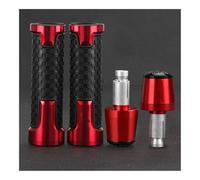 Pour XRV750 Pour XRV 750 LY Pour Africa Twin 1990-2003 2022 2021 Accessoires De Moto Poignées De Guidon Embouts De Guidon Embouts De Guidon Embouts Guidon(Red red black)