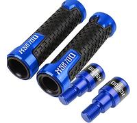 Pour XSR700 XSR 700 2016 Poignées De Guidon Moto Antidérapantes Capuchon Barre Extrémités Prise CNC Accessoires En Aluminium guidon(Bleu)