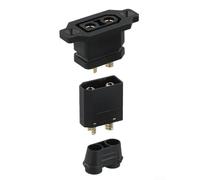 pour xt90 Connector Female Fixed Base 30A EV pour xt90 Connector(XT90E+F) | Female fixed base, 30 current, low resistance 0.4mΩ, easy design, power