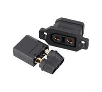 pour xt90 pour ev Connector Pair 30A Fixed Base Charging Port | 30 current, 500V DC withstand, fixed base design, easy /unplug, stable connection
