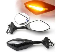 Pour Y&amaha FJR1300 2001-2011, XJ6 Diversion F 2009-2011 Clignotant De Moto En Fibre De Carbone Rétroviseur Latéral (Color : Carbon Fiber3)