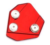 Pour Y&amaha Pour Force155 Pour SMAX155 Pour Smax Pour Force 155 Accessoires De Moto CNC Béquille Kick Stank Extension Plaque De Pied Pad Moto Pied Béquille Latérale Pad(Red b)