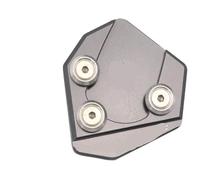 Pour Y&amaha Pour Force155 Pour SMAX155 Pour Smax Pour Force 155 Accessoires De Moto CNC Béquille Kick Stank Extension Plaque De Pied Pad Moto Pied Béquille Latérale Pad(Grey a)