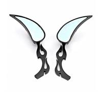 Pour Y&amaha V-star XVS 250 650 950 1100 1300 Classique Silverado Road Star 5 Sytles Universel Moto Rétroviseurs Latéraux (Color : E)